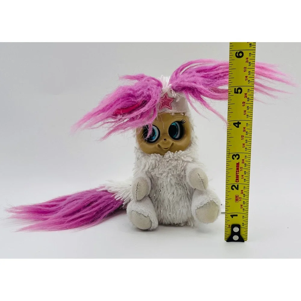 Fur Babies World Princess Melina Bush Baby White Pink Plush Star 6